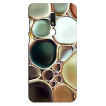 Мраморный чехол на Meizu M8 Lite (VPrint) (Радужный Мрамор)