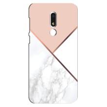Мраморный чехол на Meizu M8 Lite (VPrint) (Тройной мрамор)