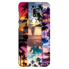 Силиконовый чехол с КАРТИНКАМИ лето для Meizu M8 Lite (AlphaPrint) (Летний отпуск)