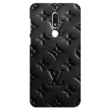 Текстурный Чехол Louis Vuitton для Мейзу М8 Лайт (Черный ЛВ)