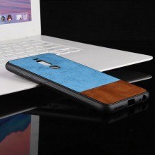 Тканинний чохол Textile для Meizu Note 8 (TPU+ тканина) – Блакитний