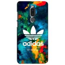 Чехлы Адидас для Meizu Note 8 (AlphaPrint) (Яркий Адидас)