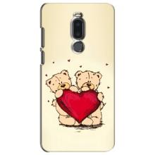 Чехлы для любимой на Мейзу Ноте 8 (VPrint) (Медвежонки)