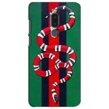 Чехлы ГУЧЧИ для Мейзу Ноте 8 (AlphaPrint) (Gucci змия)