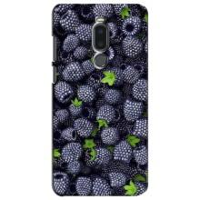 Чехлы с Фруктами для Meizu Note 8 (VPrint) (Ежевика)