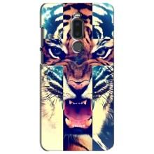 Чехлы с изображением разных животных для Meizu Note 8 (Яркий Тигр)