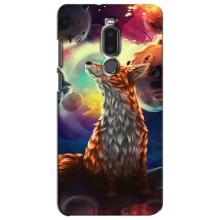 Чехлы с картинкой Лисички для Meizu Note 8 (VPrint) (Лисица в космосе)