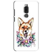 Чехлы с картинкой Лисички для Meizu Note 8 (VPrint) (Веселая лисичка)