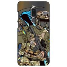 Чехлы с картинкой ЗСУ для Meizu Note 8 (AlphaPrint) (Воин ВСУ)