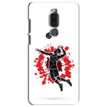 Чехлы с принтом Спортивная тематика для Meizu Note 8 – Волейболист