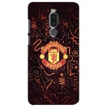 Чехол Манчестер Юнайтед для Мейзу Ноте 8 (AlphaPrint) (эмблема МЮ)