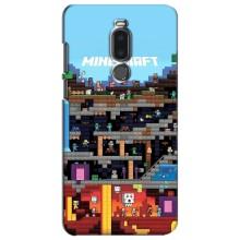 Чохол Майнкрафт на Meizu Note 8 (AlphaPrint) Minecraft