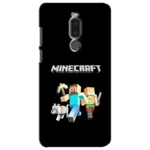 Чохол Майнкрафт на Meizu Note 8 (AlphaPrint) Minecraft