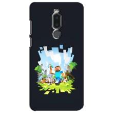 Чохол Майнкрафт на Meizu Note 8 (AlphaPrint) Minecraft