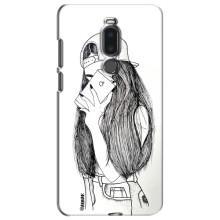 Чехол с печатью для Meizu Note 8 - (Мода) (AlphaPrint) (Фото девочки)