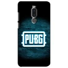 Чехол PUBG для Мейзу Ноте 8 (AlphaPrint) (Лого PUBG)