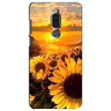 Чохол з Квітами для Meizu Note 8 (поле соняшників)