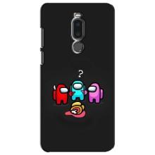 Чехол Амонг Ас для Meizu Note 8 (AlphaPrint) (Импостер)