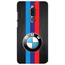 Чехол для Мейзу Ноте 8 - с принтом БМВ (AlphaPrint) (Лого BMW)