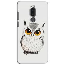 Чехол с птицами на Meizu Note 8 (VPrint) (Милая Сова)