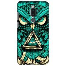 Чехол с птицами на Meizu Note 8 (VPrint) (Сова с глазом)