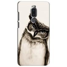 Чехол с птицами на Meizu Note 8 (VPrint) (Сова)
