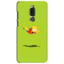 Чехол с Симпсонами для Meizu Note 8 (VPrint) (Барт Симпсон)