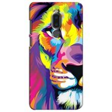Чехол со Львом для Meizu Note 8 (VPrint) (Яркий Лев)