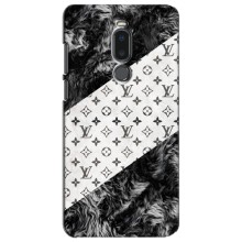 Чохол Стиль Louis Vuitton на Meizu Note 8 (LV на білому)