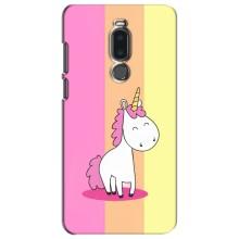 Чехол Unicorn на Meizu Note 8 (Радужный Единорог)