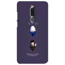 Чехлы Венсдей на Meizu Note 8 Уэнсдей (AlphaPrint) (Уэнздей и подруга)