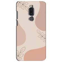 Чохол квітковий дизайн для Meizu Note 8 – Кориневий фон