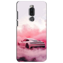 Чохол з авто Порше для Meizu Note 8 – Рожевий Порше