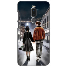 Чехол с дизайном Венздей 2 на Meizu Note 8 – Уэнсдей и Тайлер