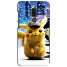 Чехол с Пикачу на Meizu Note 8 – Пикачу в городе