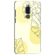 Силконовий чохол з принтом в квітах на Meizu Note 8