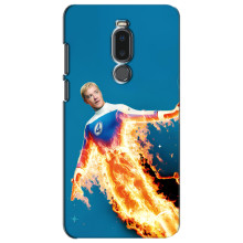 Чехол с принтом Фантастическая четверка для Meizu Note 8 – Человек-Факел