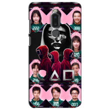 Чехол Гра в кальмара для Meizu Note 8 – Персонажи игры кальмара