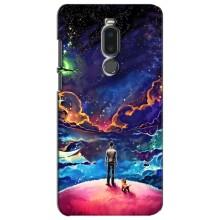 Космические Чехлы для Мейзу Ноте 8 (VPrint) (Галактический вид)