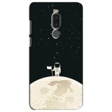 Космические Чехлы для Мейзу Ноте 8 (VPrint) (На луне)