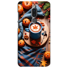Чохол з унікальним дизайном 'Осінь з кавою' для Meizu Note 8 – Кава і гарбузики