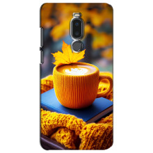 Чохол з унікальним дизайном 'Осінь з кавою' для Meizu Note 8 – Кава з жовтим
