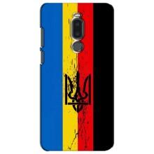 Украинские Чехлы для Meizu Note 8 с картинкой УПА (AlphaPrint) (Флаг УПА)