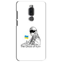Защитные чехлы (Призрак Киева) для Meizu Note 8 (AlphaPrint) (Летчик Киева)