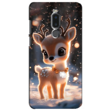 Яскравий чохол для Meizu Note 8 з Зимові Оленята – Оленятко