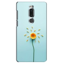 Чехлы с Цветами для Meizu M8/V8 (VPrint) (Желтый цветок)