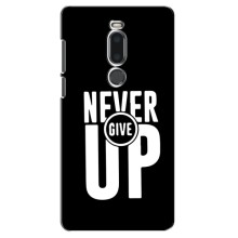 Силіконовый Чохол на Meizu M8/V8 з картинкою НАЙК – Never Give UP