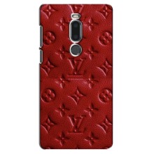 Текстурный Чехол Louis Vuitton для Мейзу М8 (Красный ЛВ)