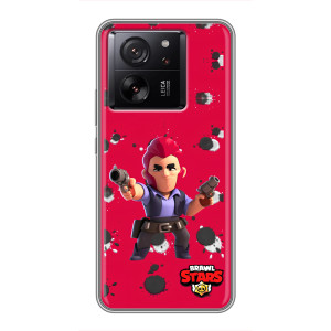 Бампер (ТПУ) з принтом Brawl Stars на Мейзу 22 (Кольт на червоному)