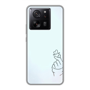 Чехлы (Знак сердечка) на Meizu 22 – Сердце на голубом